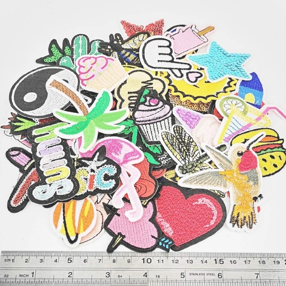 10 Iron on Patches VSCO Aesthetic 1" 2" 3" - Picture 5 of 6